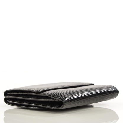 Louis Vuitton Epi Elise Wallet Black 4 of 8