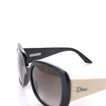 Christian Dior Cannage Dior Lady Lady 1 Sunglasses Black Ivory 5 of 9