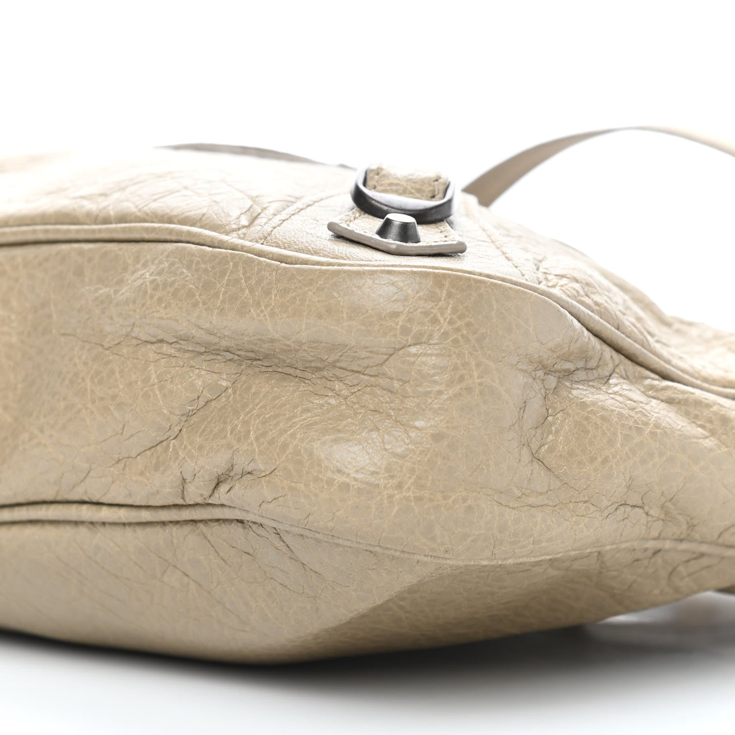 Balenciaga Agneau Classic Hardware Hip Beige Latte 9 of 9