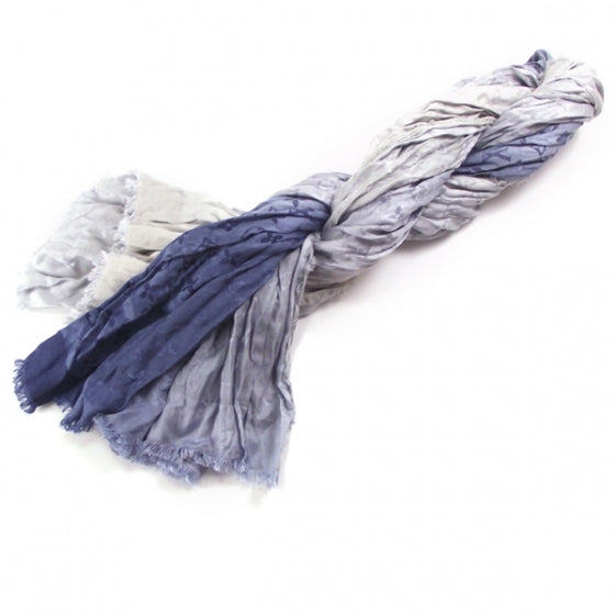 Monogram Bleached Denim Scarf