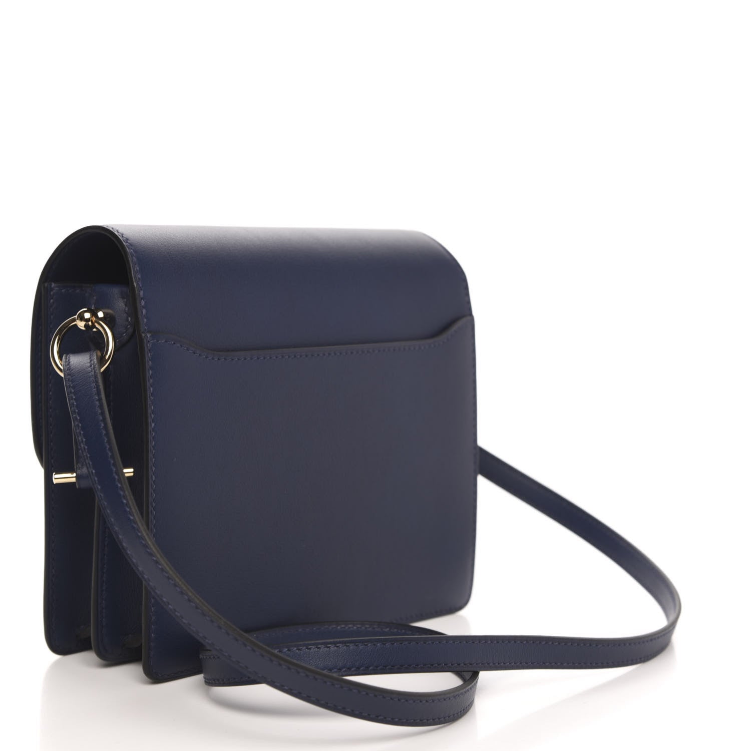 Hermes Swift Mini Sac Roulis Bleu Nuit 3 of 10