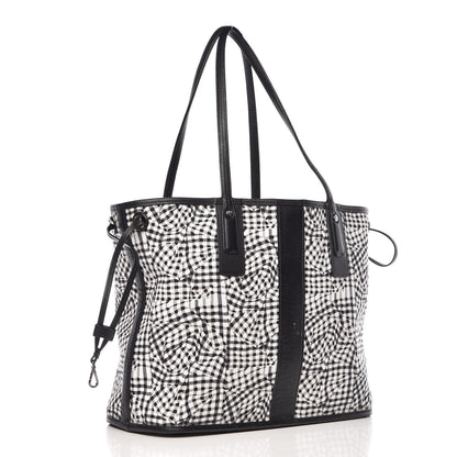 MCM Visetos Medium Liz Reversible Shopper Tote Black 7 of 21
