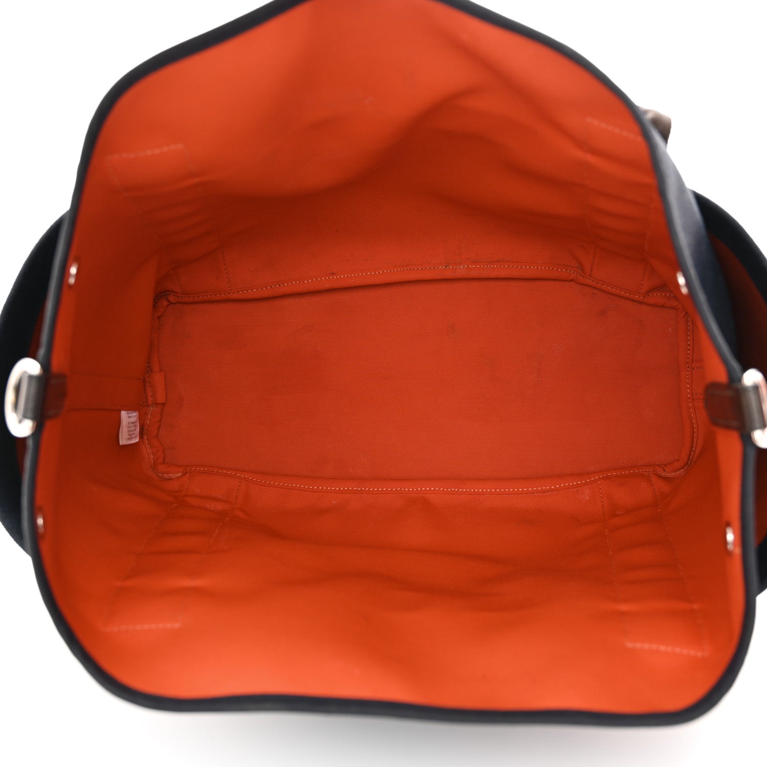 Hermes Toile Sac De Pansage Groom Bleu Navy Feu 5 of 18