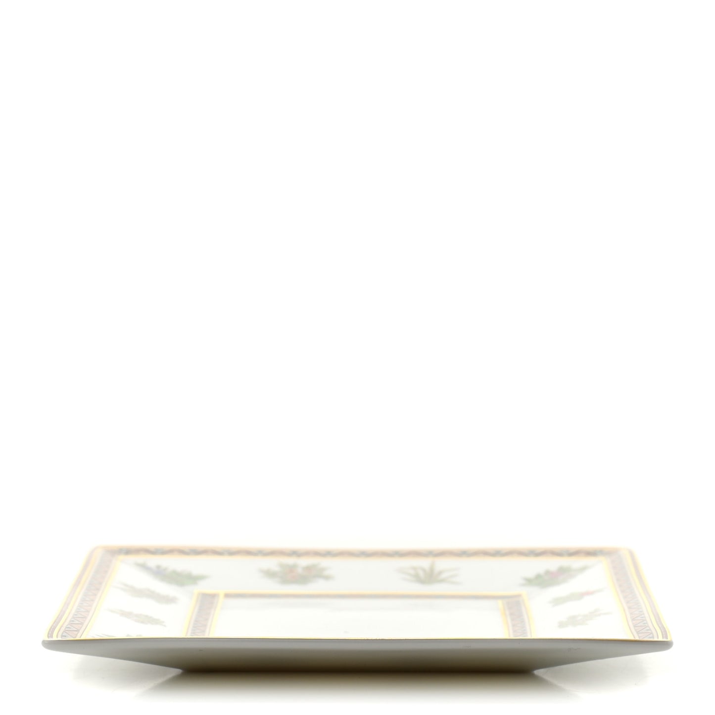 Porcelain Cheval d'Orient Square Plate