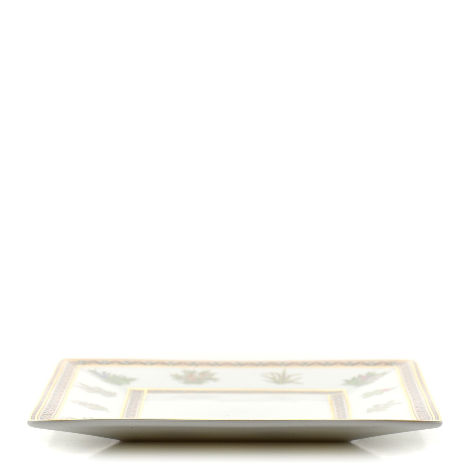 Hermes Porcelain Cheval d'Orient Square Plate 4 of 7