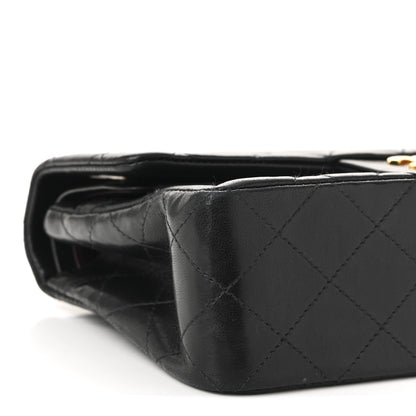 Chanel Lambskin Quilted Small Double Flap Black 9 of 10