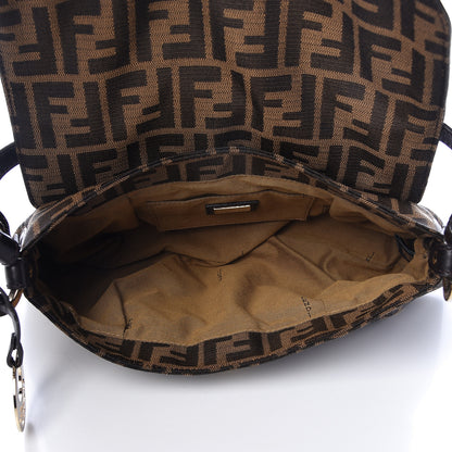 Fendi Zucca Small Chef Shoulder Bag Tobacco 5 of 11