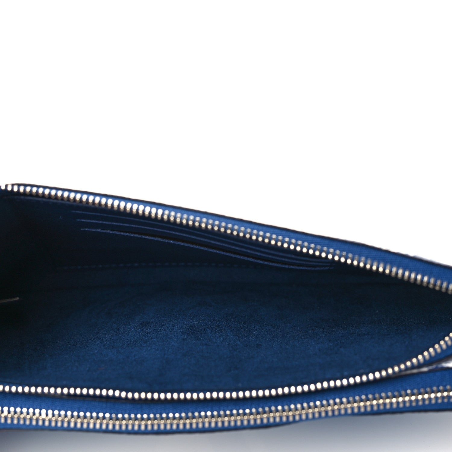 Louis Vuitton Monogram Giant Escale Double Zip Pochette Blue 5 of 11