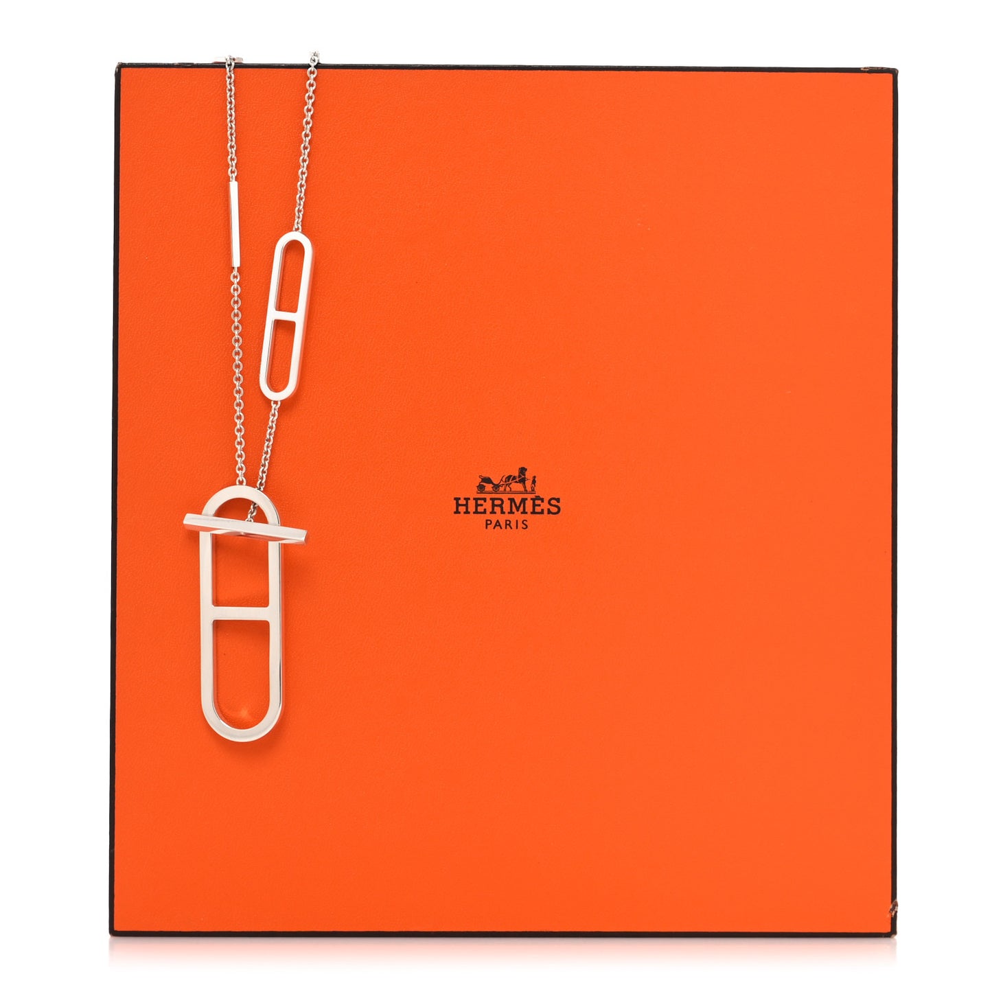 Sterling Silver Ever Chaine d'Ancre Long Lariat Necklace