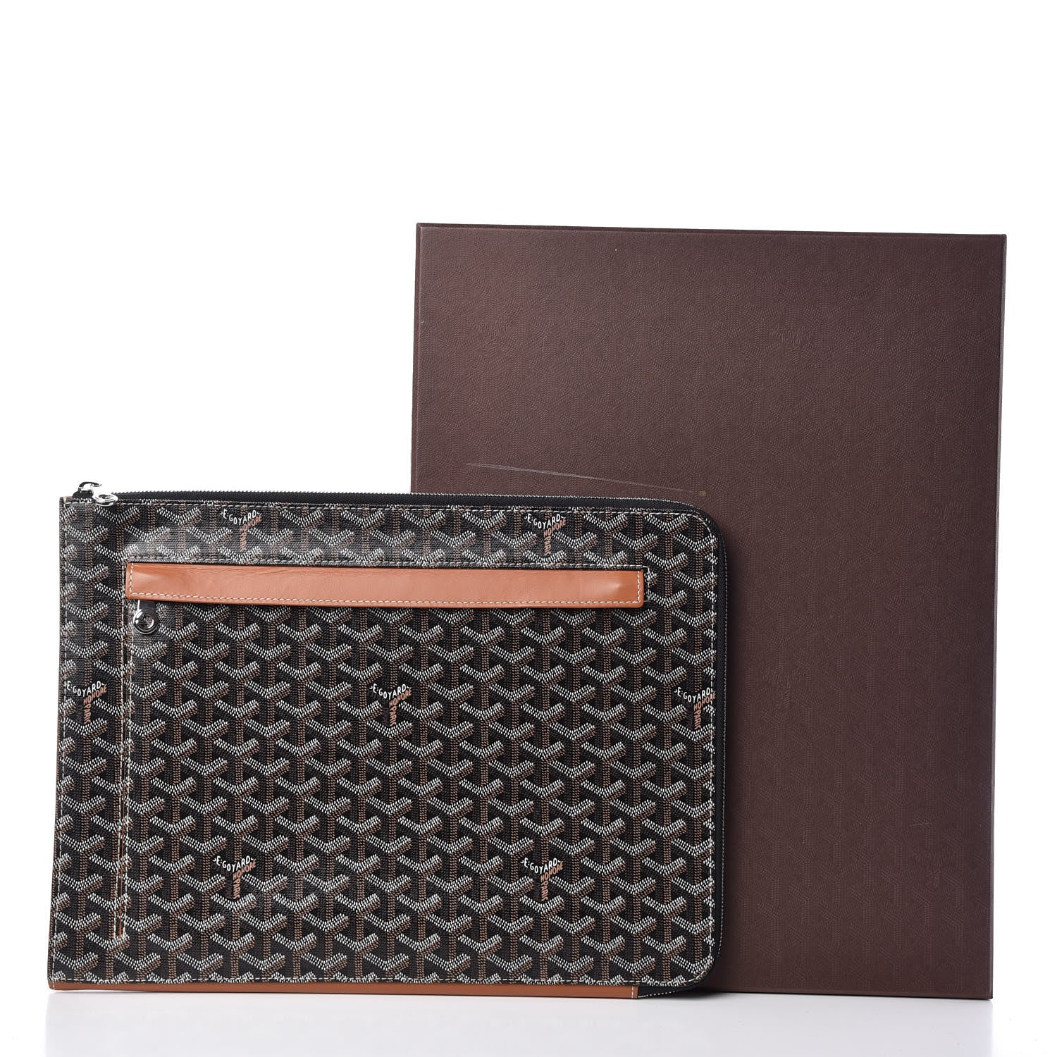 Goyard Goyardine Sorbonne Document Holder Black Gold 11 of 11