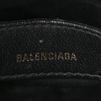 Balenciaga Shiny Calfskin Logo Crocodile Embossed XXS Ville Top Handle Bag Gray 8 of 11