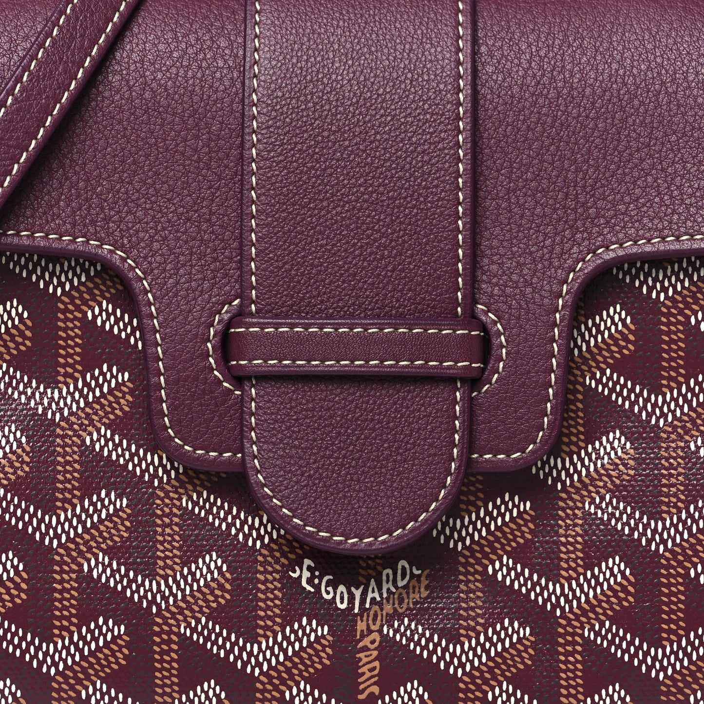 Goyardine Mini Saigon Burgundy