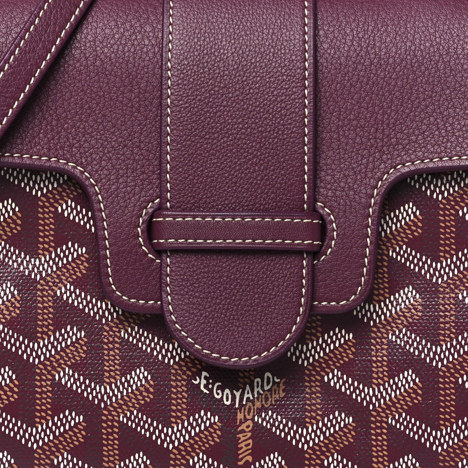 Goyard Goyardine Mini Saigon Burgundy 7 of 10
