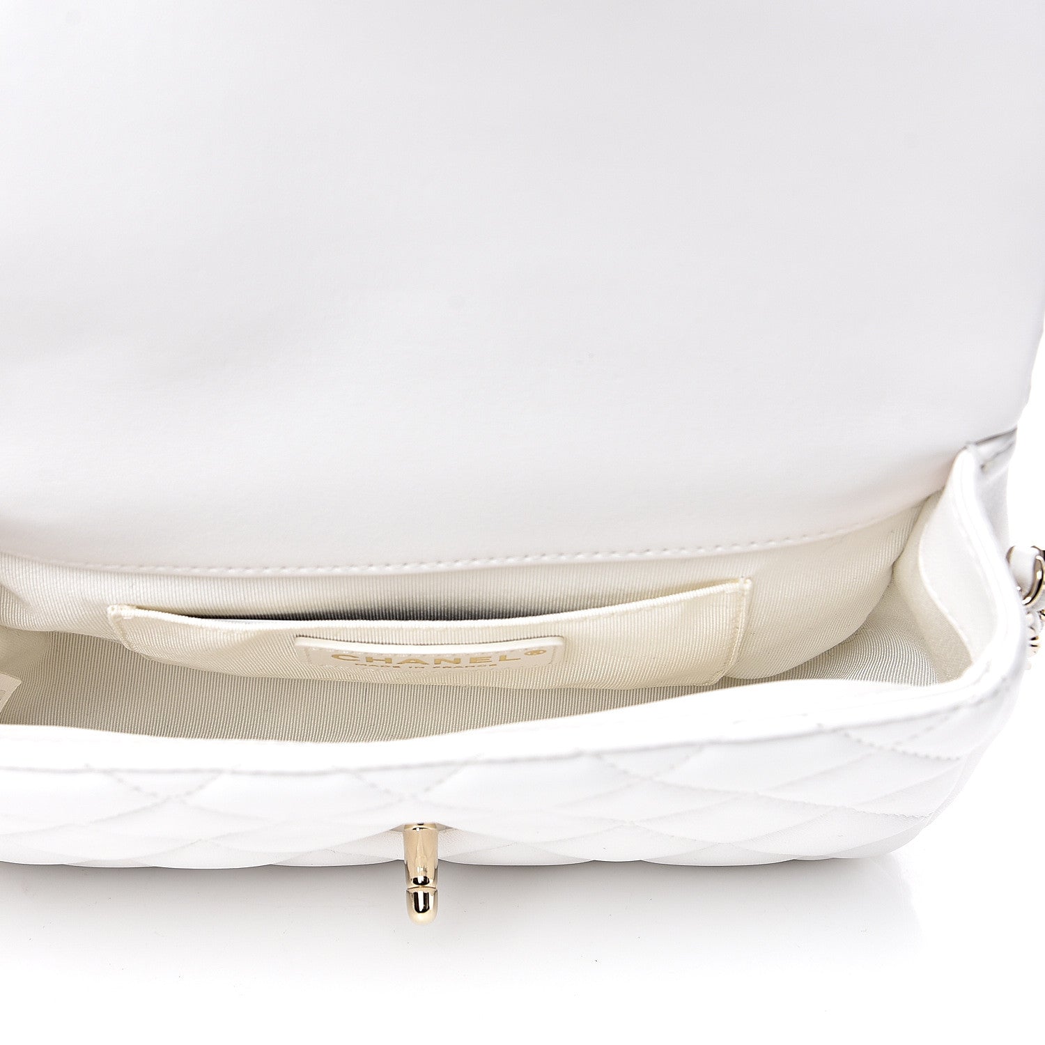 Chanel Lambskin Quilted Small My Precious Flap White 4 of 10