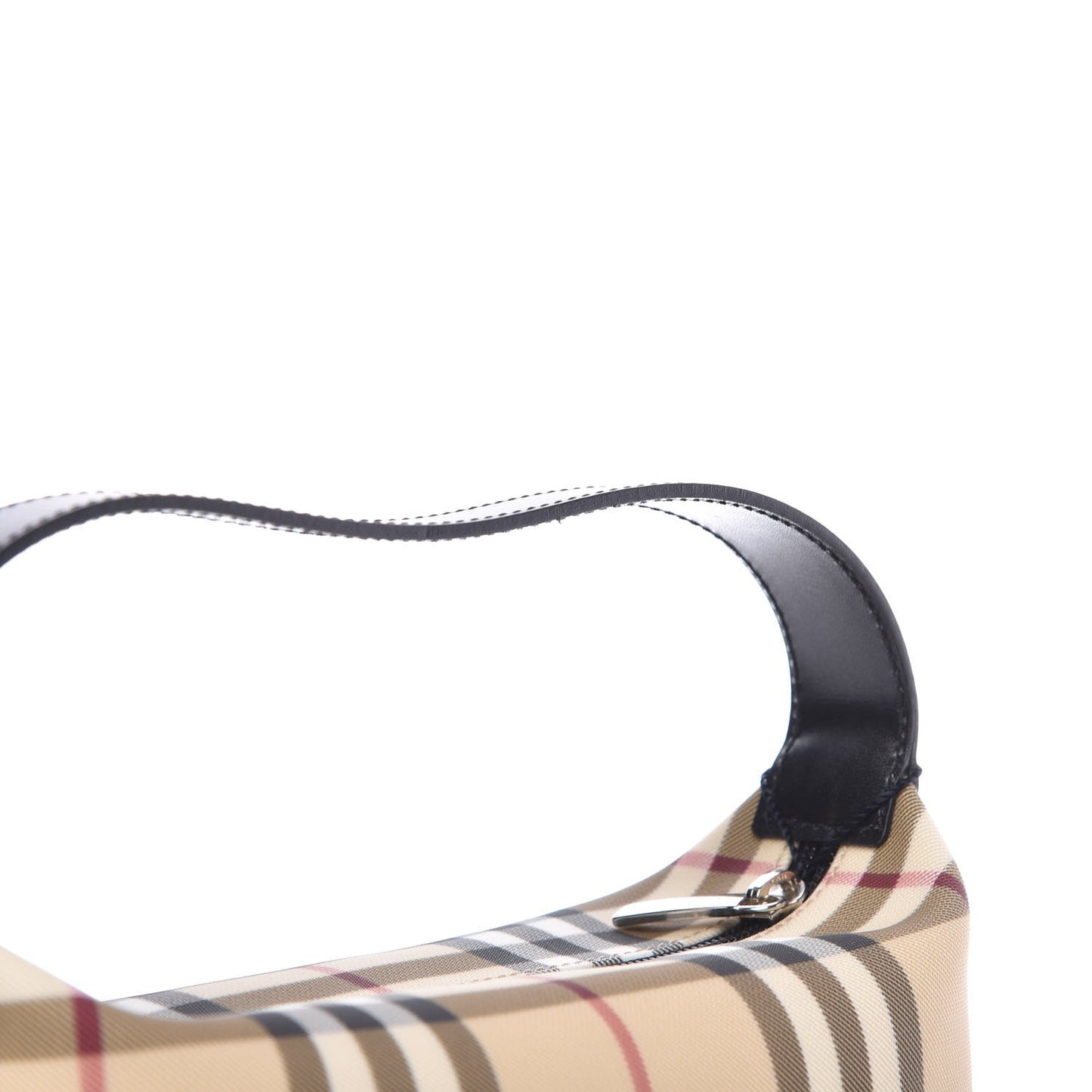 House Check Small Shoulder Bag Black