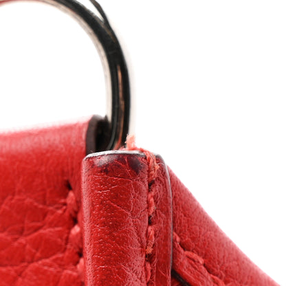 Hermes Taurillon Clemence Evelyne TPM Rouge Casaque 11 of 12