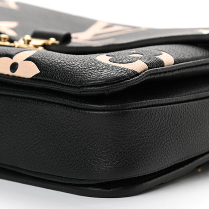 Louis Vuitton Empreinte Monogram Giant Pochette Metis Black Beige 10 of 10