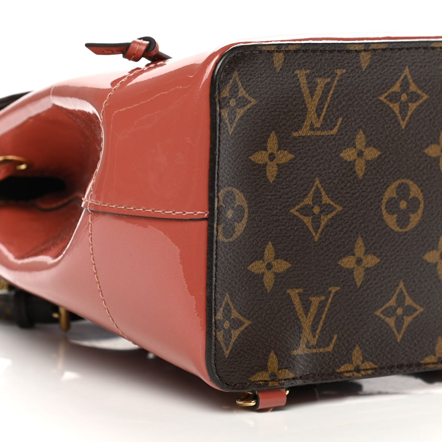 Patent Monogram Hot Springs Backpack Vieux Rose