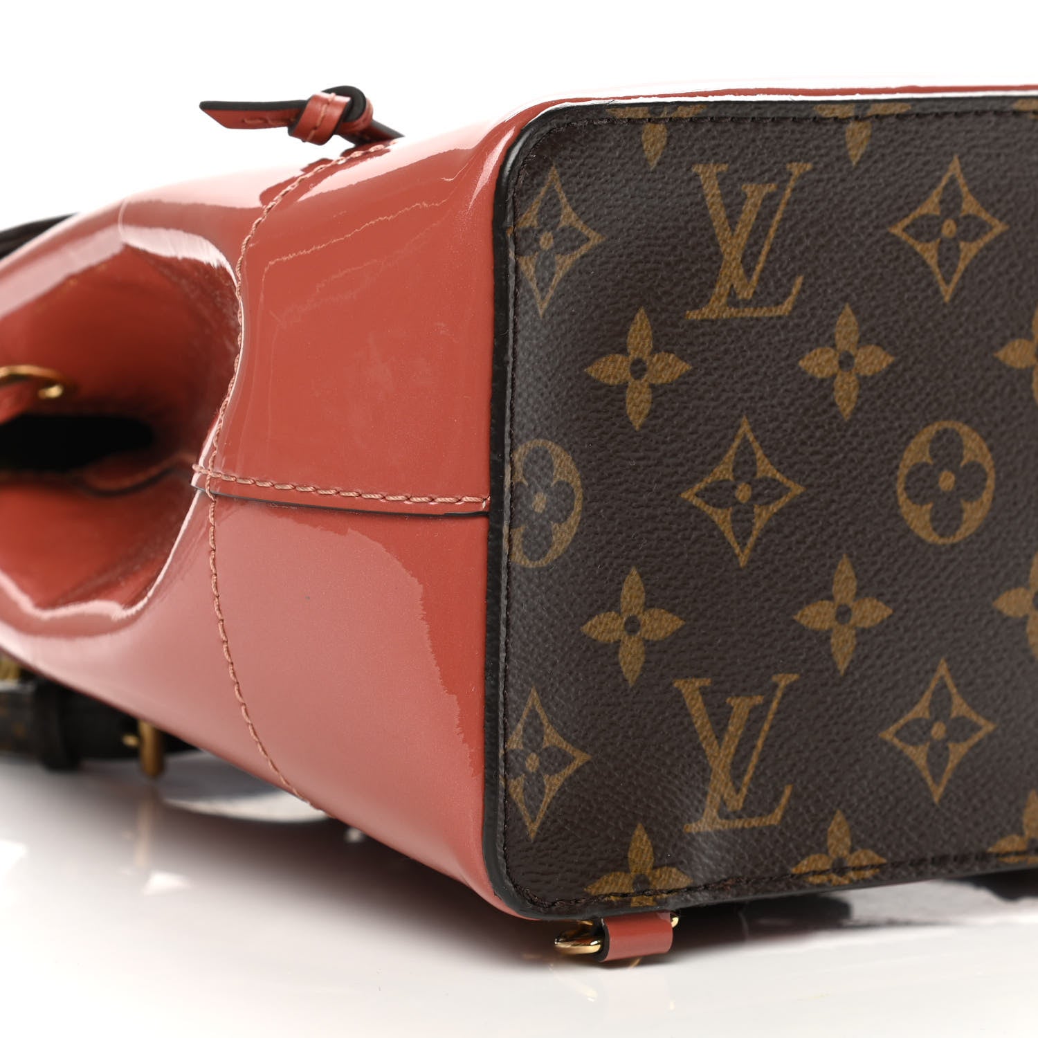 Louis Vuitton Patent Monogram Hot Springs Backpack Vieux Rose 9 of 16