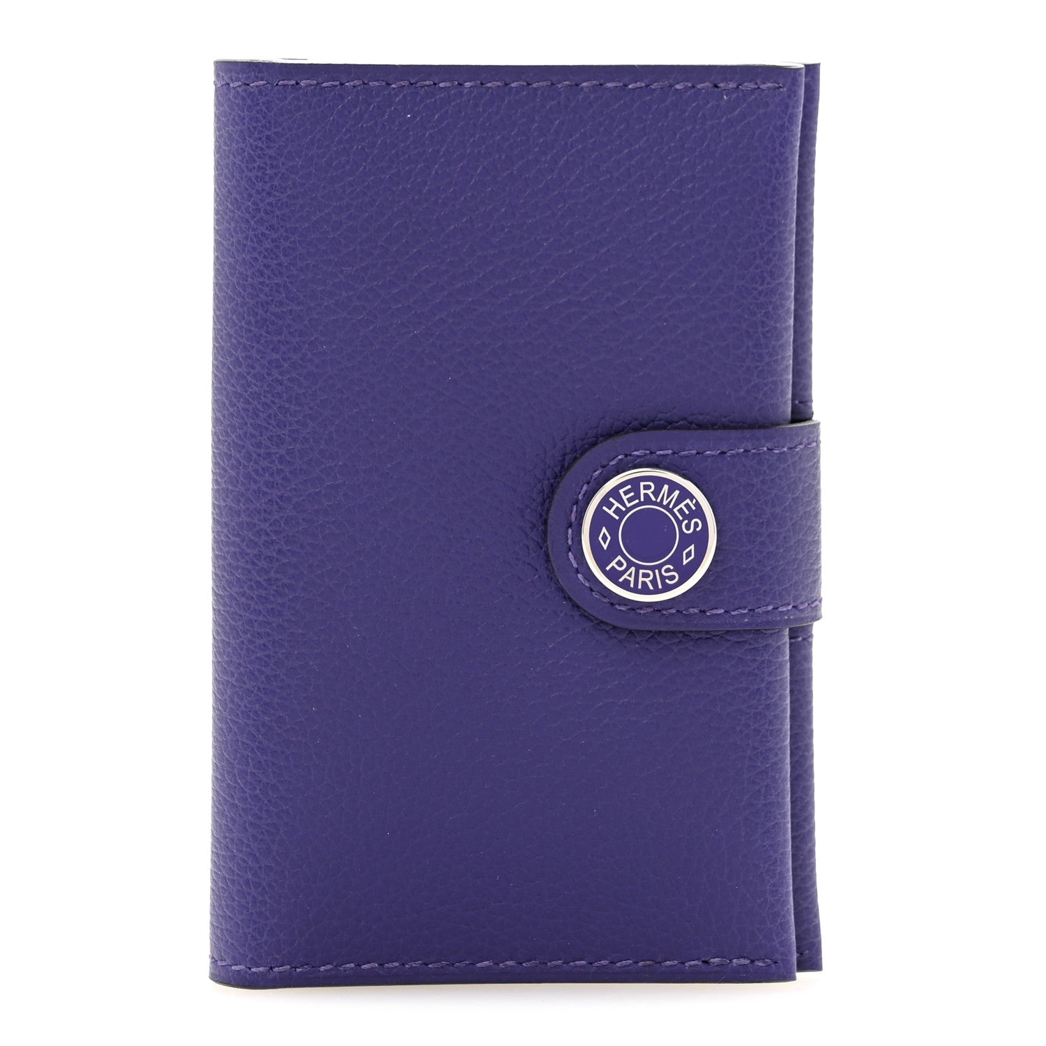 Hermes Evercolor RMS Card Holder Purple 1 of 8