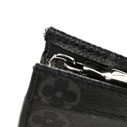 Louis Vuitton Monogram Eclipse Split Pochette Voyage MM 8 of 13