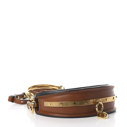 Chloe Calfskin Small Nile Bracelet Minaudiere Bag Caramel 3 of 14