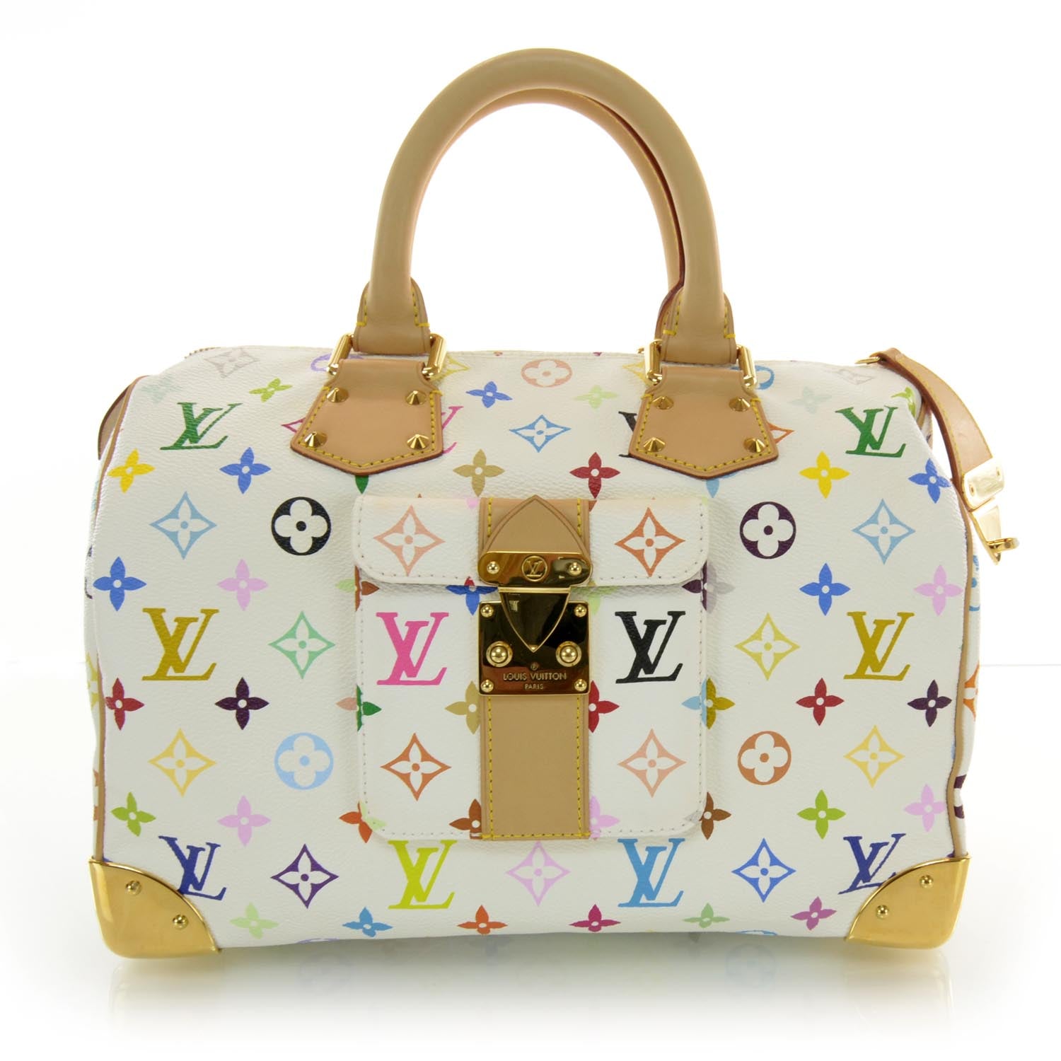 Louis Vuitton Monogram Multicolor Speedy 30 White 1 of 6