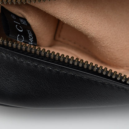 Gucci Calfskin Matelasse Small GG Marmont Chain Shoulder Bag Black 11 of 11