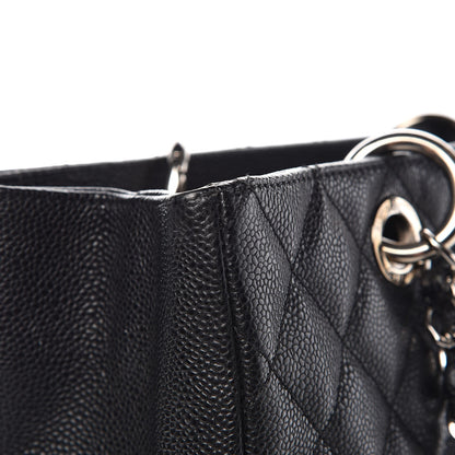 Chanel Caviar Quilted Grand Shopping Tote GST Black 8 of 14