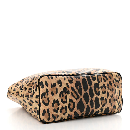 Givenchy Textured Coated Canvas Leopard Print Large Antigona Tote 5 of 11