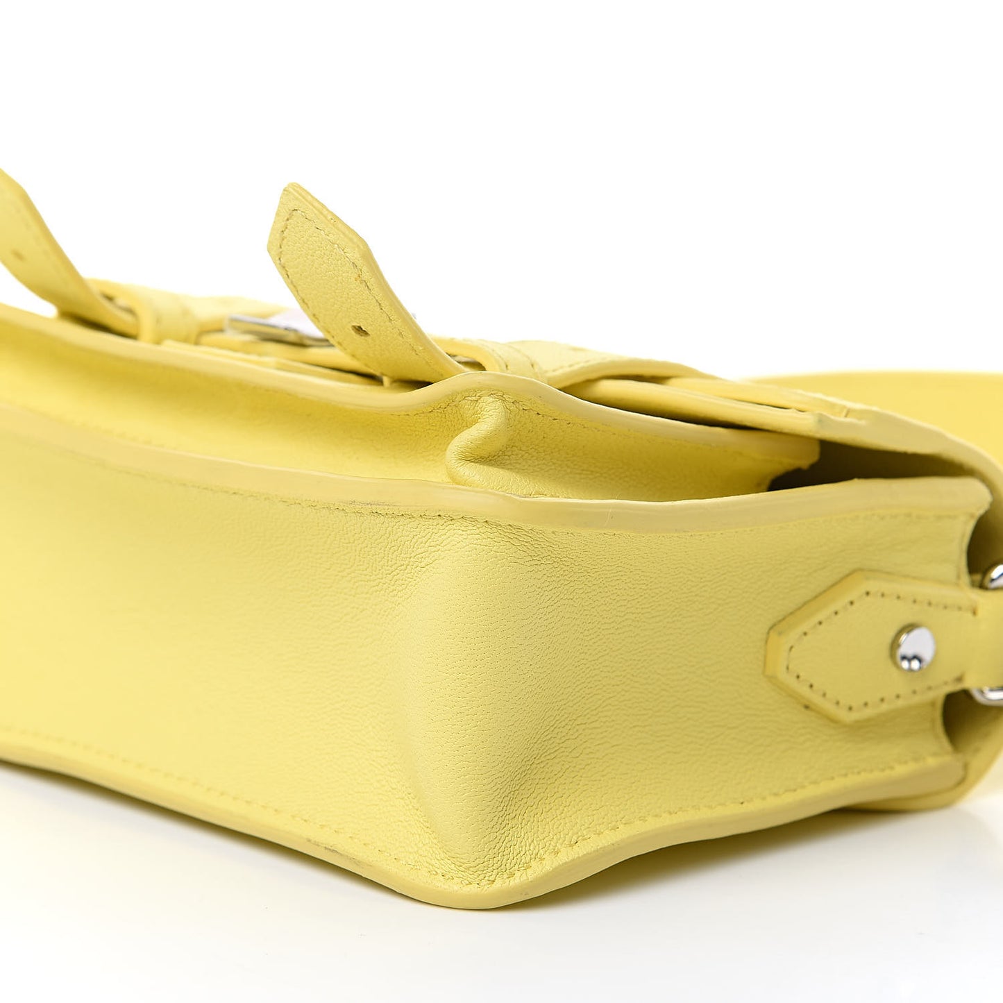 Lambskin Micro PS1 Satchel Canary Yellow