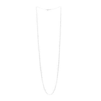 Tiffany Sterling Silver Oval Link Chain Necklace 30" 3 of 5