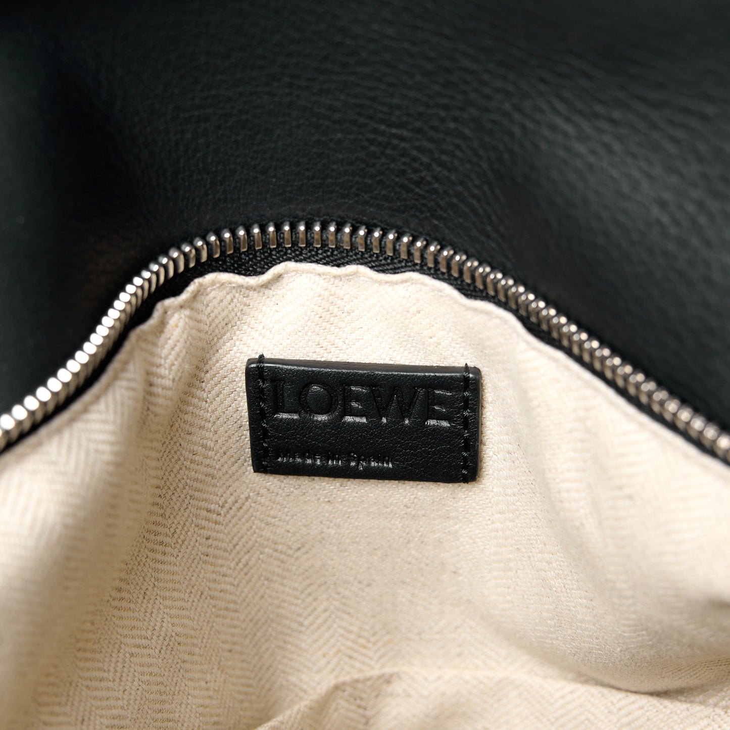 Calfskin Medium Puzzle Bag Black