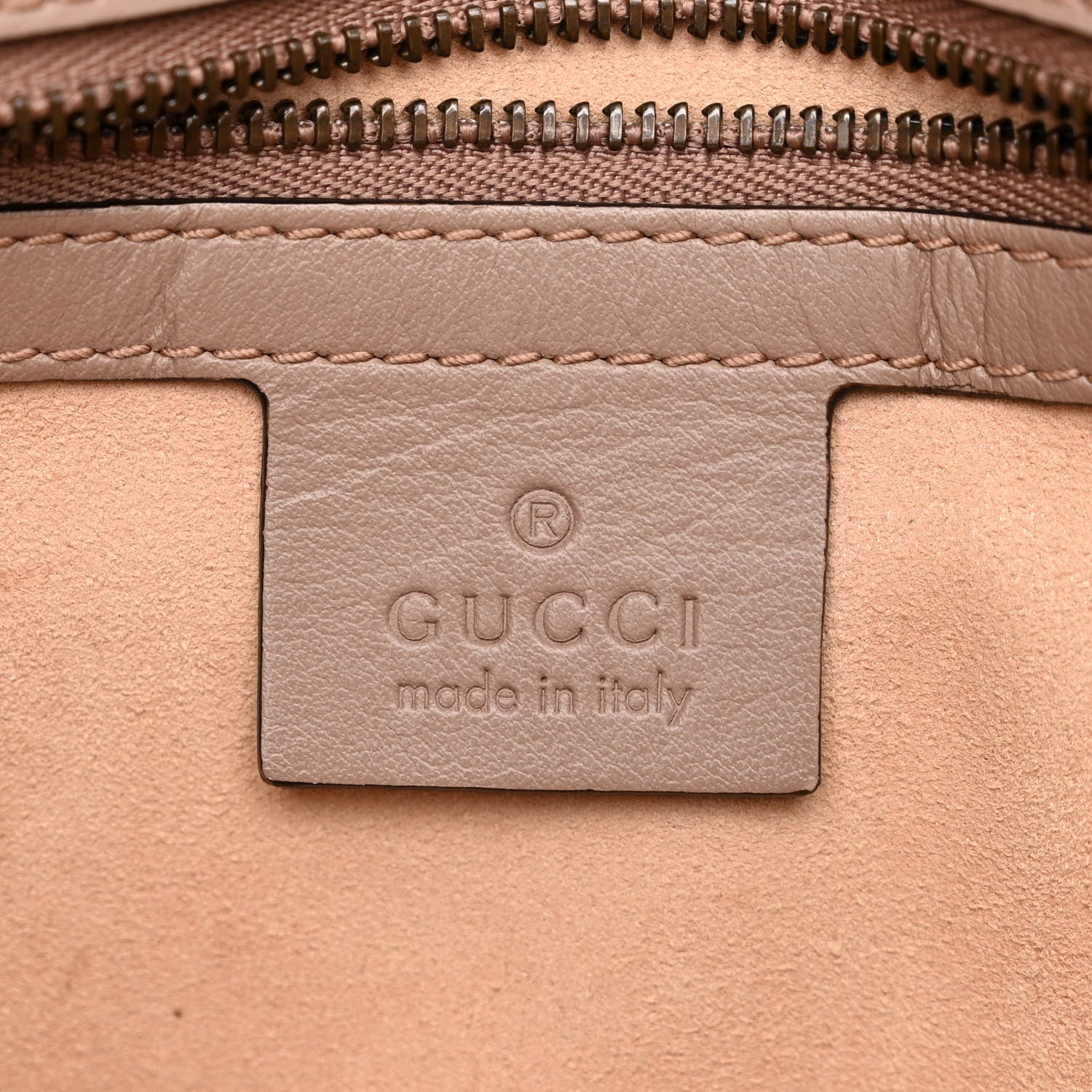 Gucci Calfskin Matelasse Small GG Marmont Shoulder Bag Porcelain Rose 6 of 10