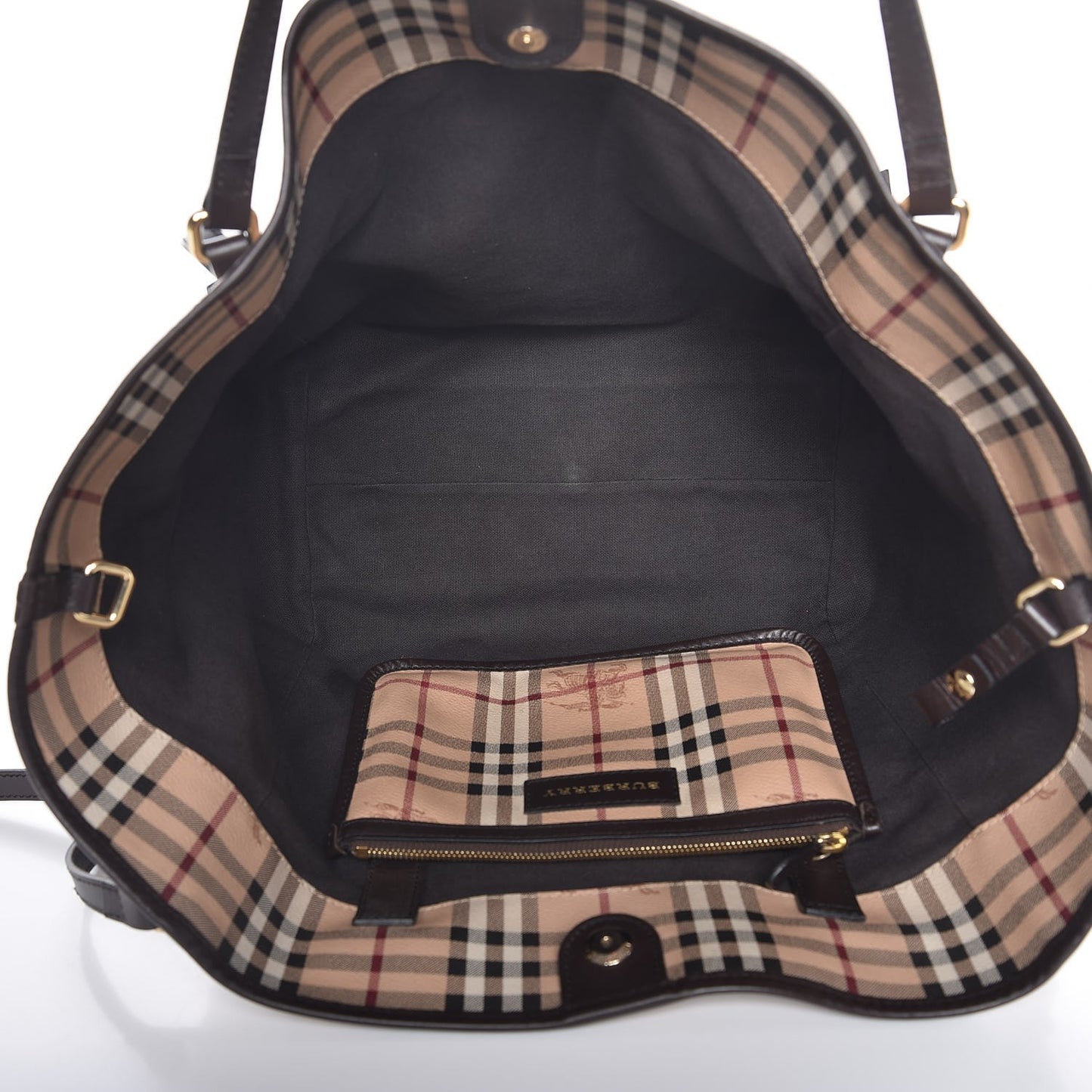 Haymarket Check Large Canterbury Tote Chocolate