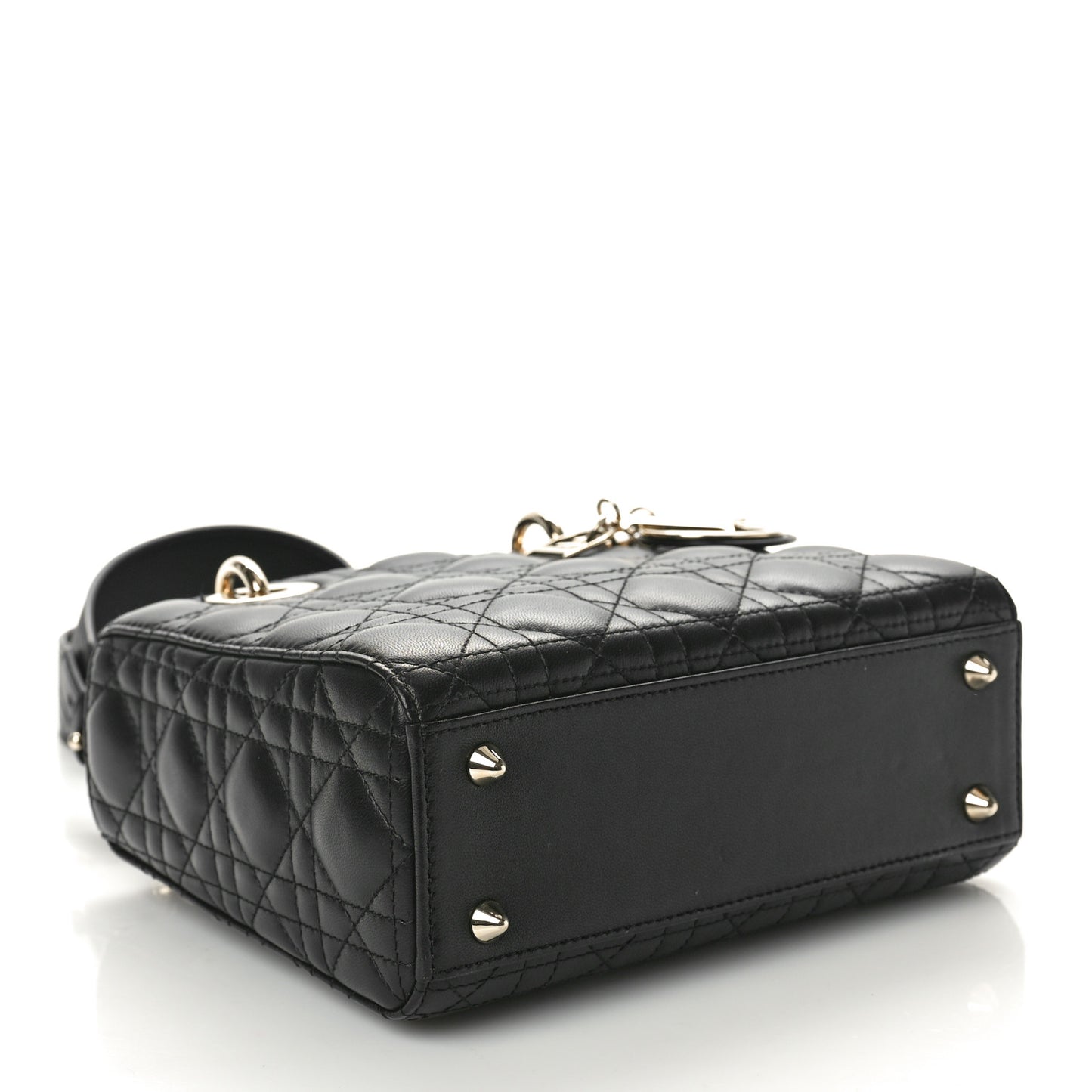 Lambskin Cannage Small My ABCDior Lady Dior Black