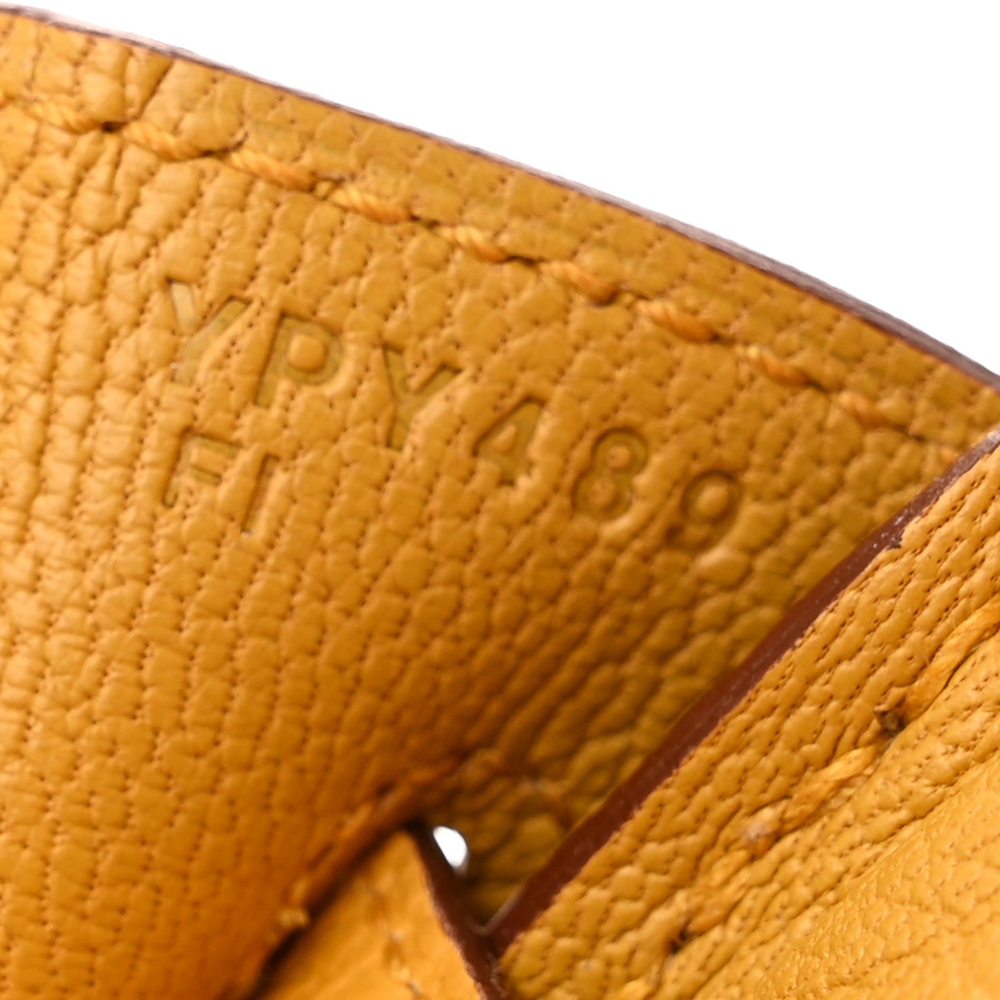 Togo Birkin 25 Jaune Ambre