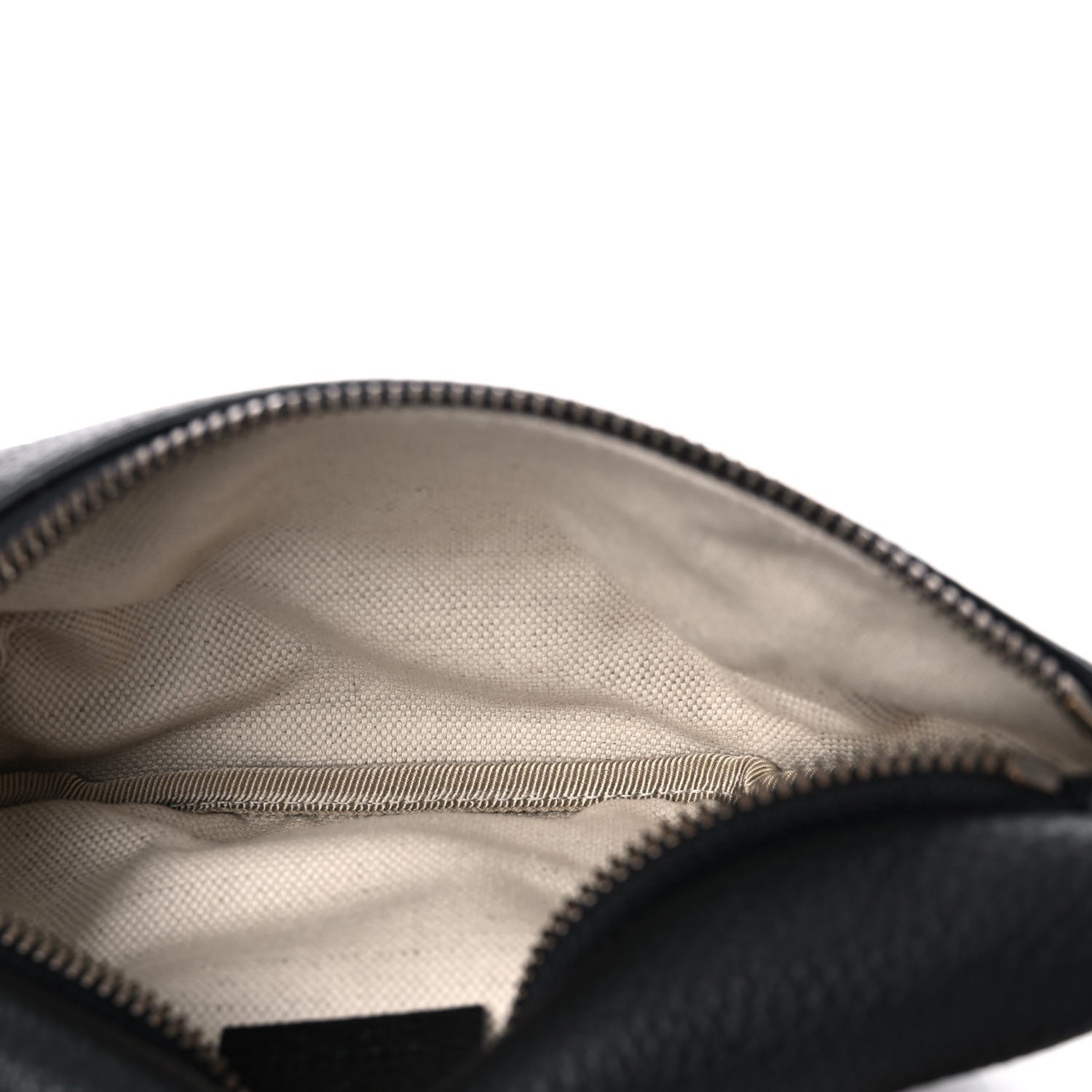 Gucci Grained Calfskin Small Logo Belt Bag Black 5 of 10