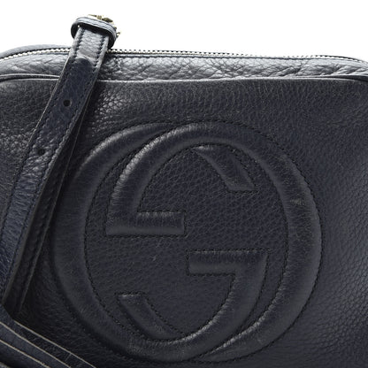 Gucci Pebbled Calfskin Small Soho Disco Bag Blue 9 of 15