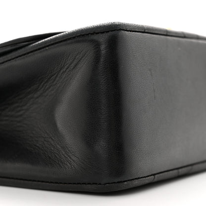 Chanel Lambskin Quilted Medium Single Flap Black 9 of 13