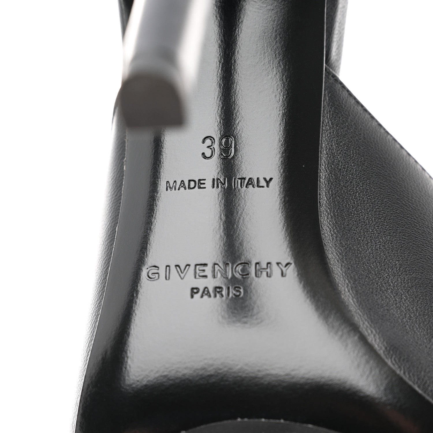 Givenchy Calfskin Thong-Strap Sandals Mules 39 Black 7 of 9