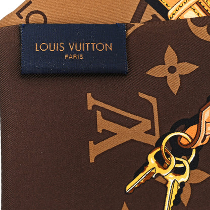 Louis Vuitton Silk Monogram Confidential Bandeau Brown 3 of 3