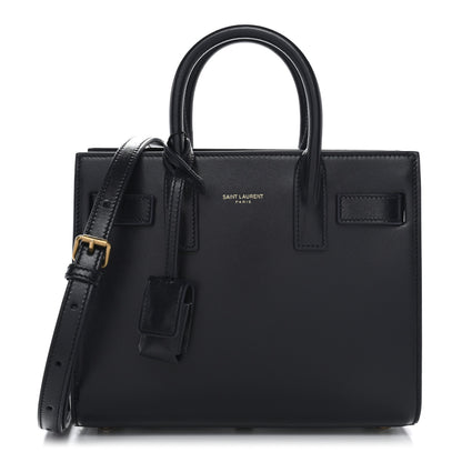 Saint Laurent Calfskin Nano Sac De Jour Deep Marine 1 of 9
