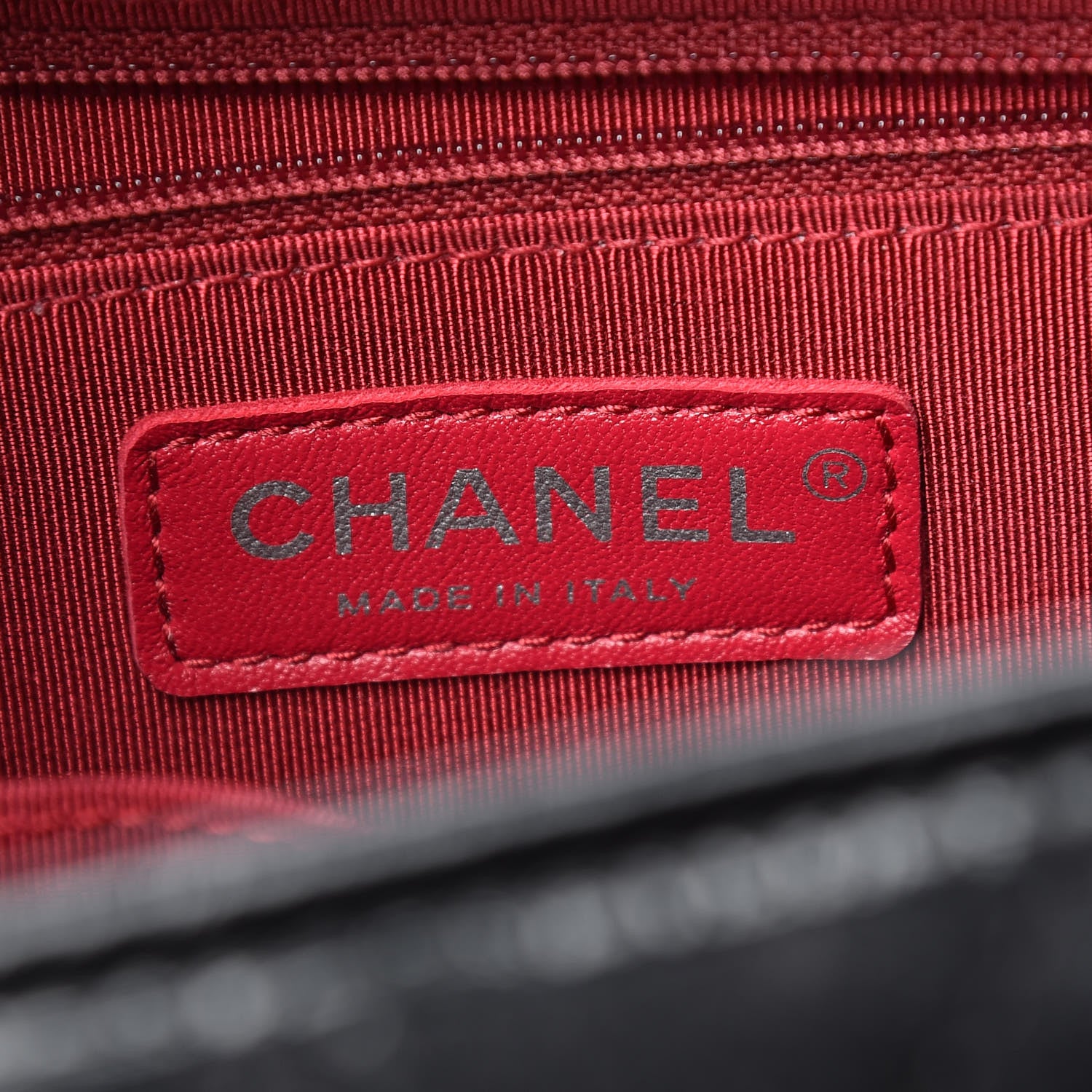 Chanel Felt Calfskin Quilted Medium Gabrielle Hobo Black 6 of 11