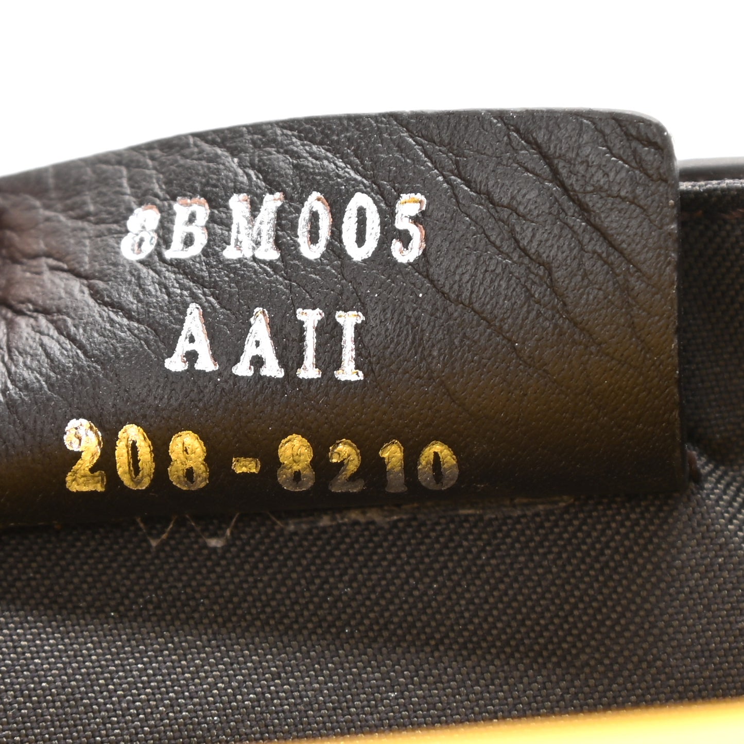 Vitello Cruise F is Fendi Bi-Color FF 1974 Embossed Envelope Belt Bag Maya Black Sunflower