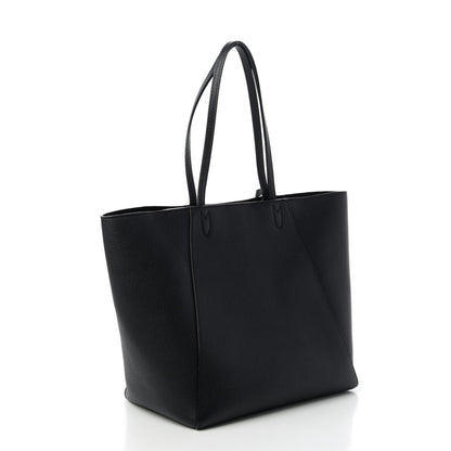 Louis Vuitton Calfskin Lockme Cabas Black 3 of 10