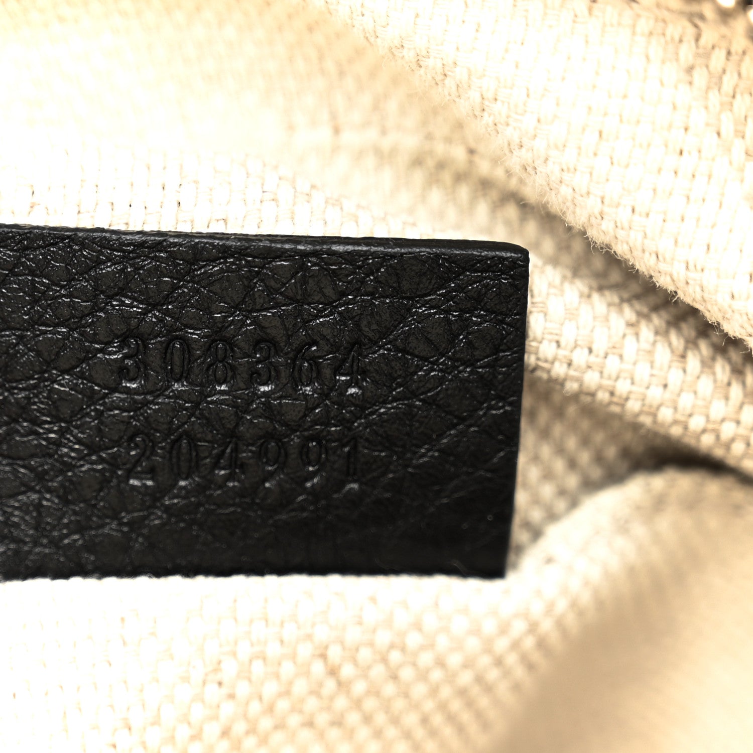 Gucci Pebbled Calfskin Soho Disco Bag Black 7 of 11