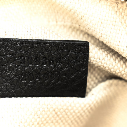 Gucci Pebbled Calfskin Soho Disco Bag Black 7 of 11