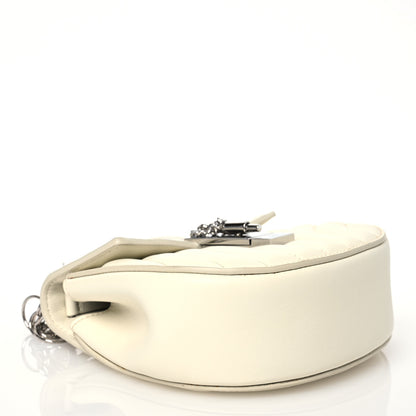 Chloe Calfskin Quilted Mini Drew Bijou Shoulder Bag Natural White 4 of 13