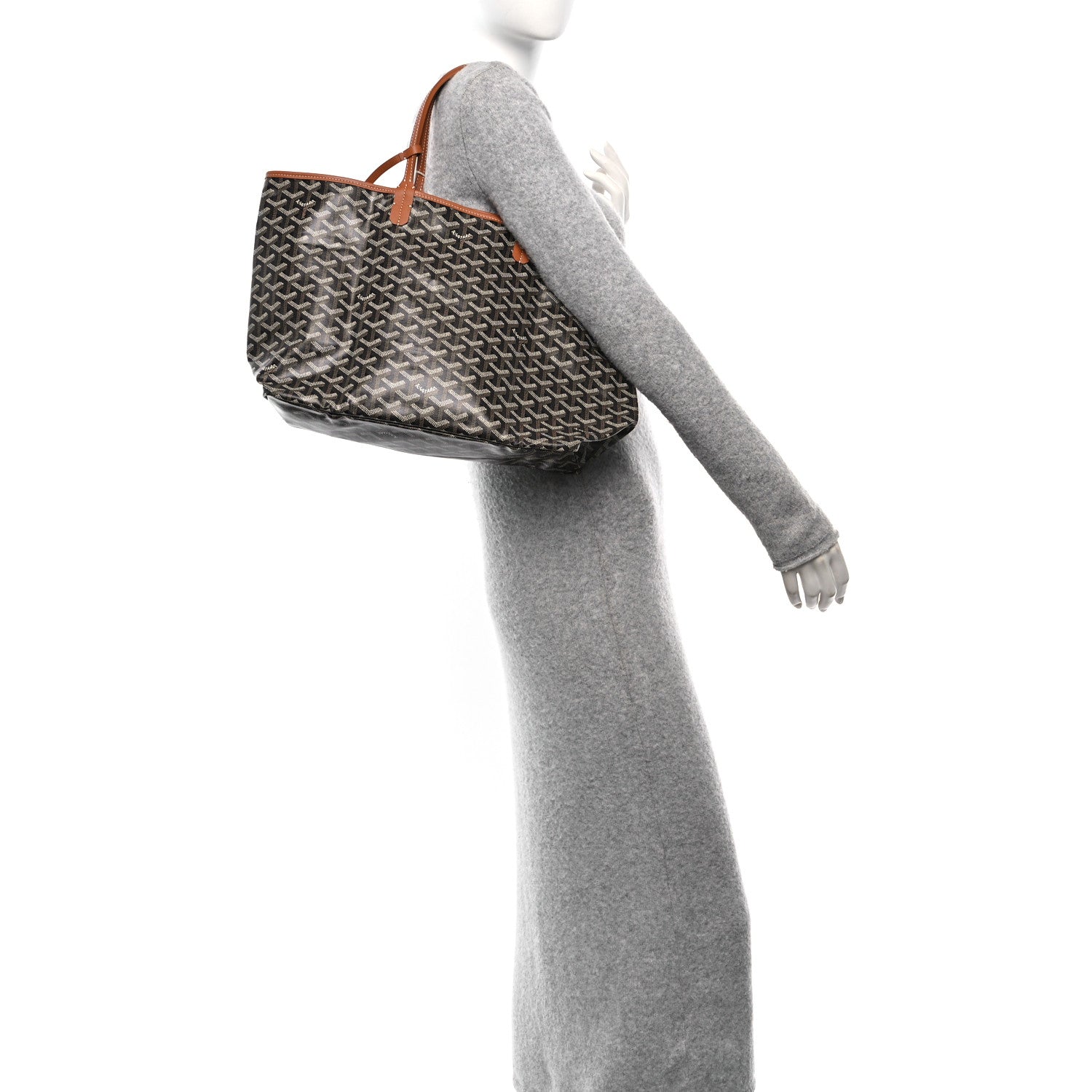 Goyard Goyardine Saint Louis PM Black Gold 2 of 11